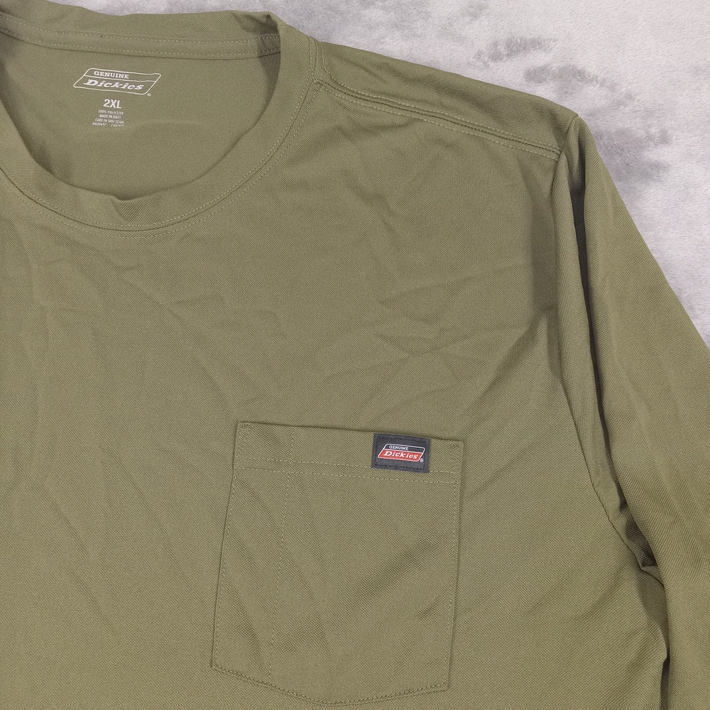 Dickeis Green Long Sleeve Shirt Size XXL - Picture 5 of 11